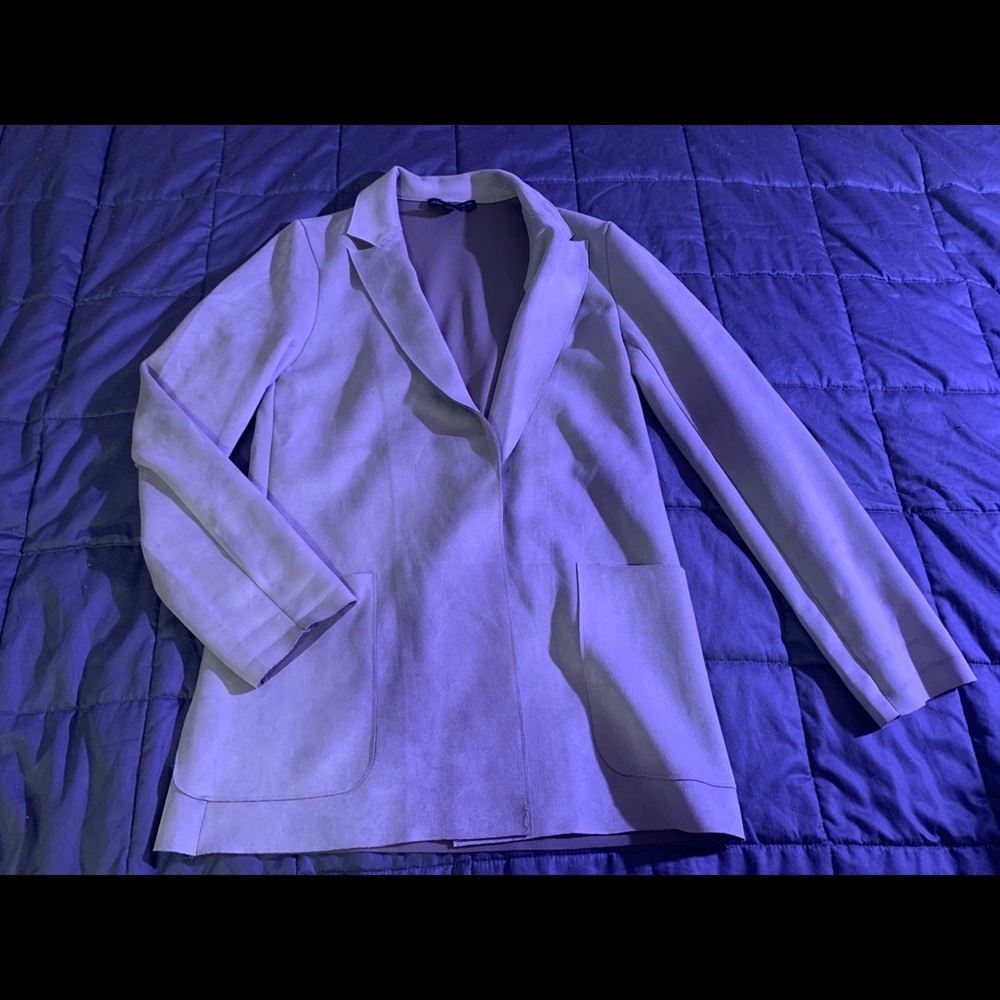 Grey oversized blazer